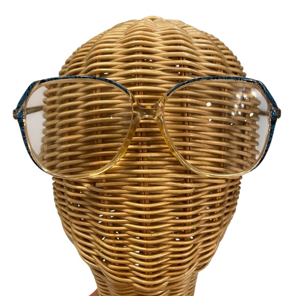 Vintage Tura MOD-310 TEA 135MM Switzerland MCM Large Frames Eyeglasses - Picture 1 of 5